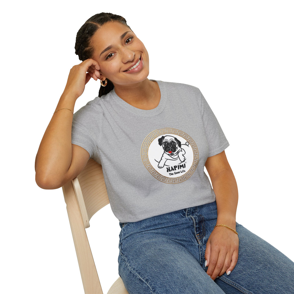 HAPIMI® Signature Pug Unisex T-Shirt