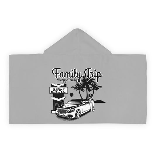 Family Trip Youth Hooded Towel
