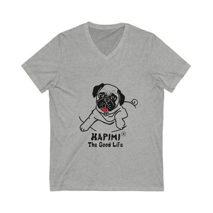 Unisex Jersey Short Sleeve V-Neck Tee