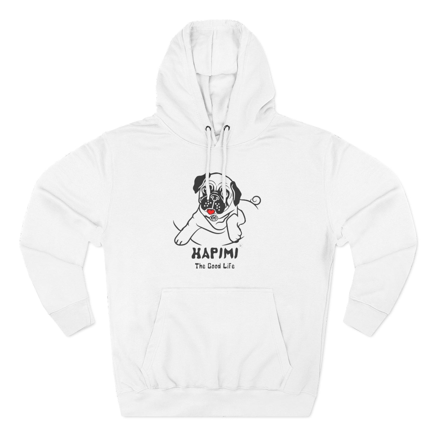 Three-Panel Fleece Hoodie