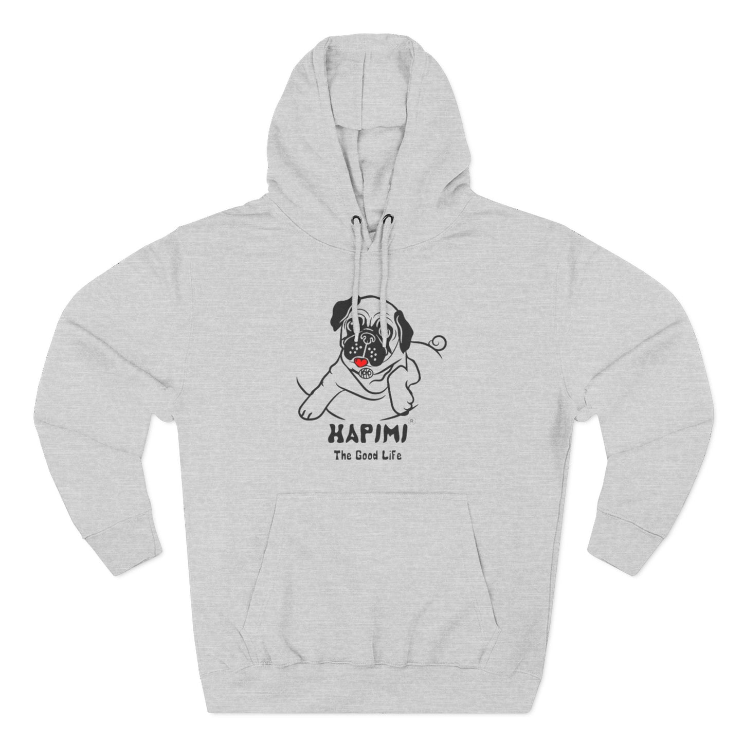 Three-Panel Fleece Hoodie