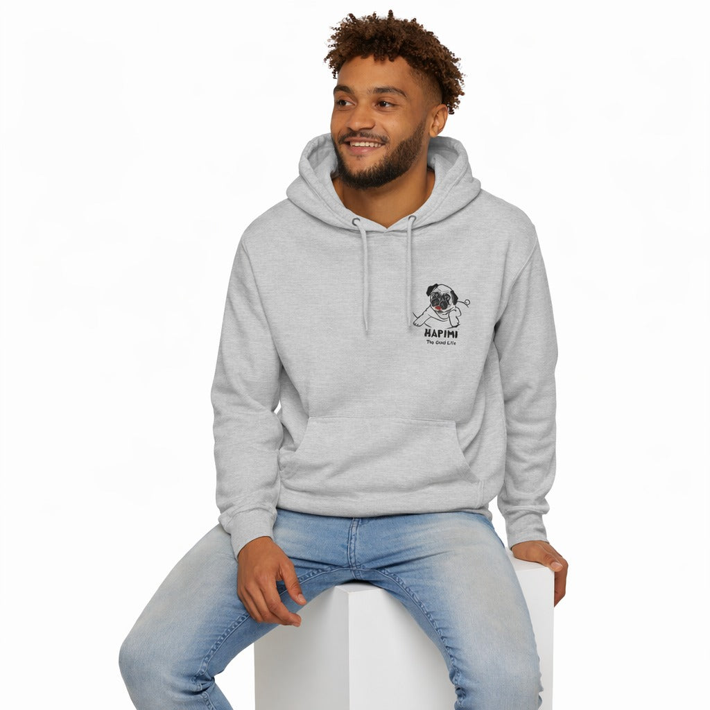 Three-Panel Fleece Hoodie