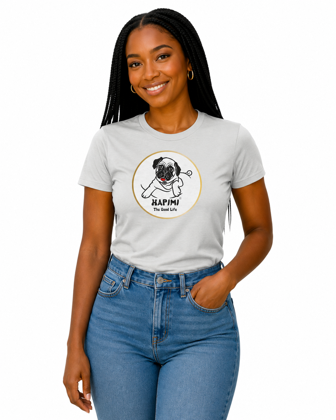 HAPIMI® Signature Women's  Crew Neck T-Shirt