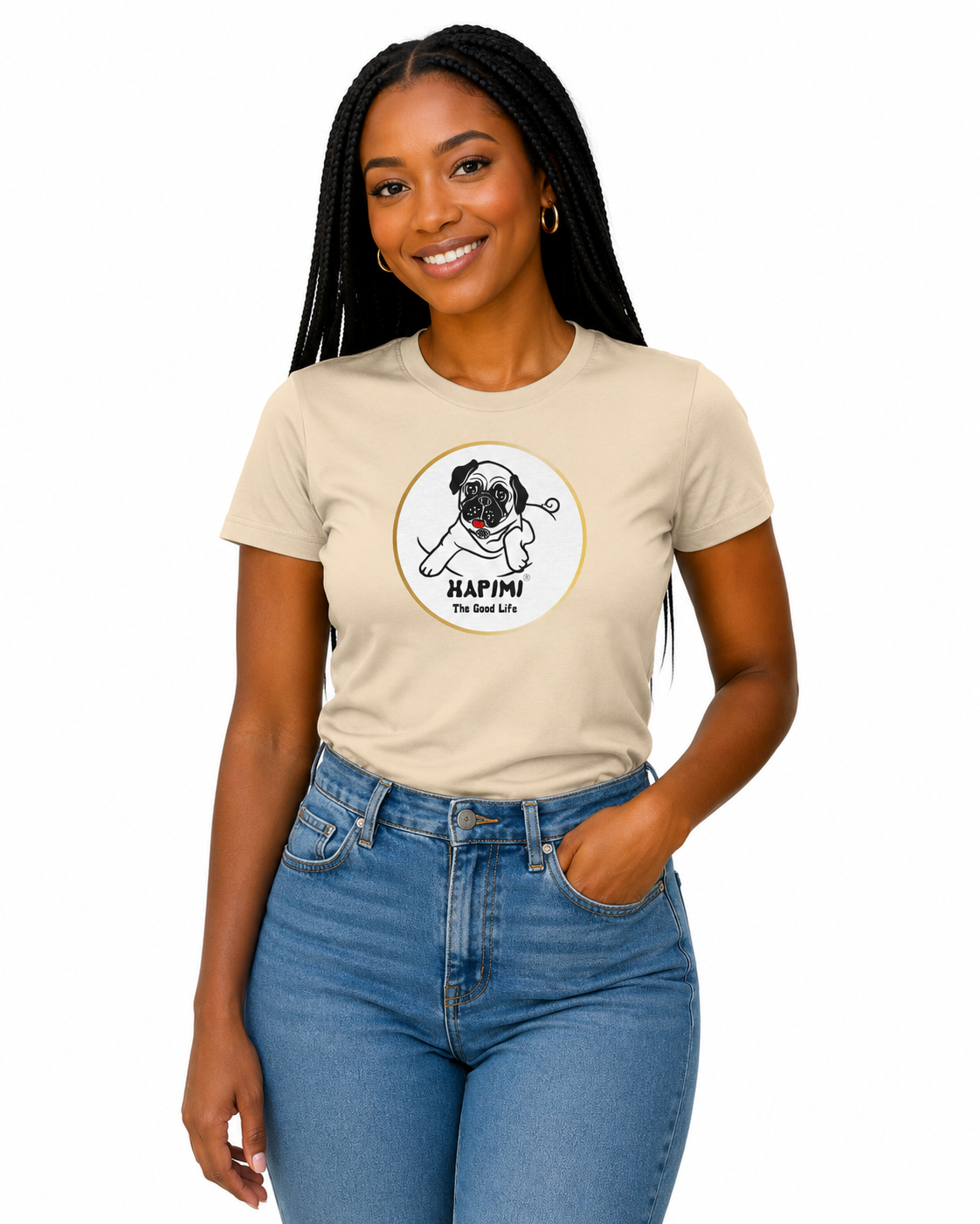 HAPIMI® Signature Women's  Crew Neck T-Shirt