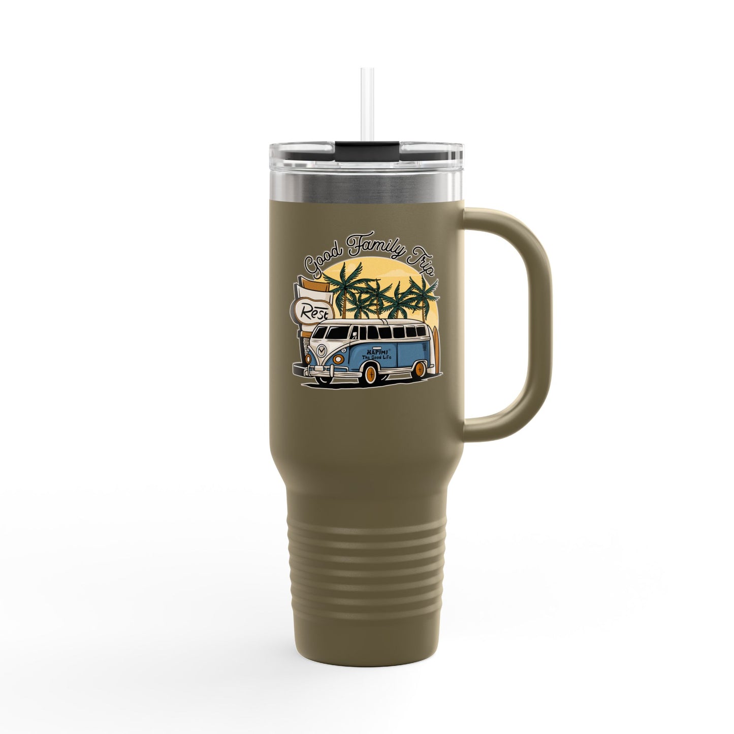 Good Family Trip Insulated Travel Mug, 40oz