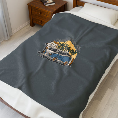 Good Family Trip Velveteen Plush Blanket