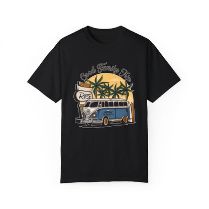 Good Family Trip Unisex Garment-Dyed T-shirt