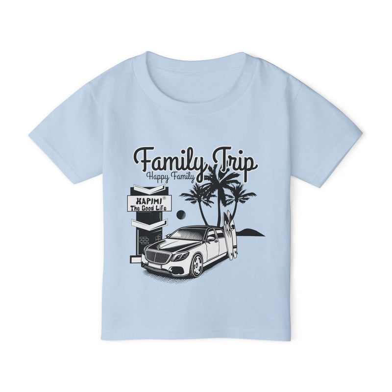 HAPIMI Family Trip Toddler T-Shirt – Soft, Stylish, and Eco-Friendly