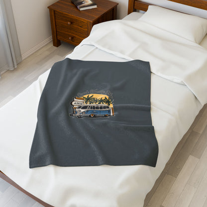 Good Family Trip Velveteen Plush Blanket