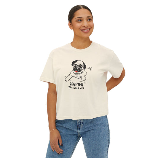 HAPIMI Women's Boxy Tee