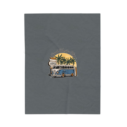 Good Family Trip Velveteen Plush Blanket