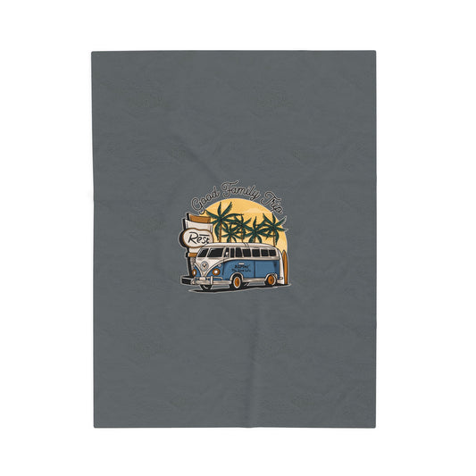 Good Family Trip Velveteen Plush Blanket