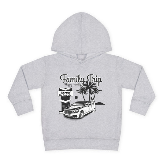 Family Trip Toddler Pullover Fleece Hoodie