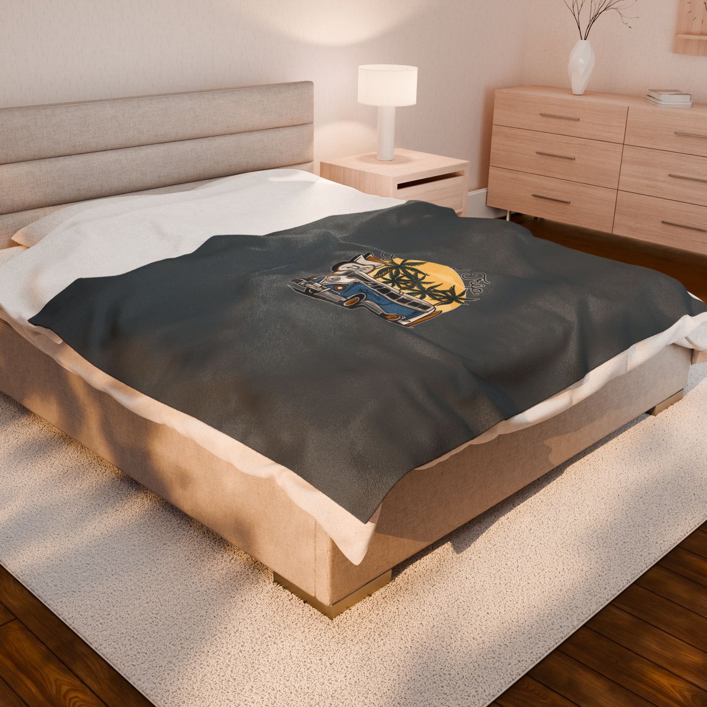 Good Family Trip Velveteen Plush Blanket