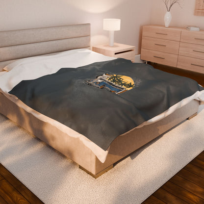 Good Family Trip Velveteen Plush Blanket
