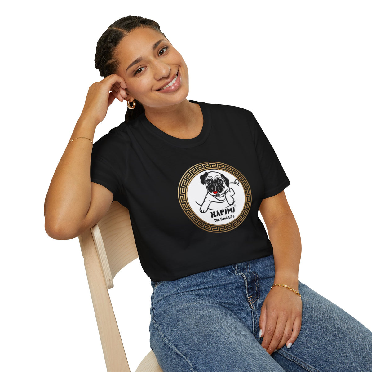 HAPIMI® Signature Pug Unisex T-Shirt