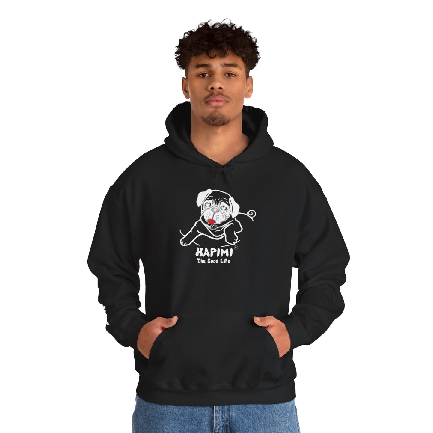 HAPIMI™ The Good Life Premium Unisex Black Hoodie